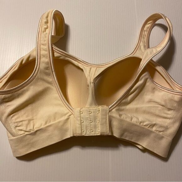 Bali ivory Comfort Revolution ComfortFlex Fit Seamless 2-Ply Wireless Bra -L - Picture 6 of 8